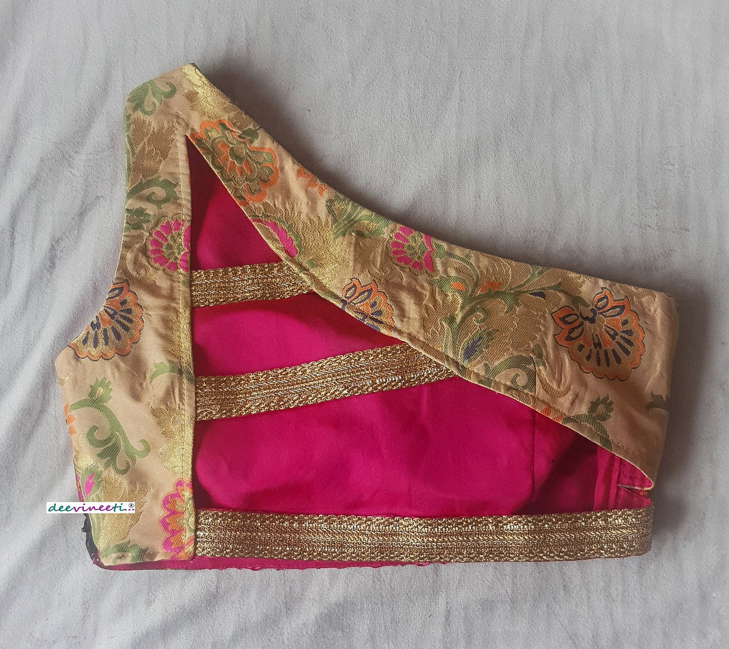 Multicolor One Shoulder Blouse DVBL_186