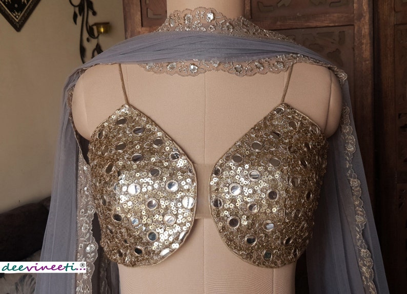 Grey Embroidered Net Lehenga Choli DVMTD_0213