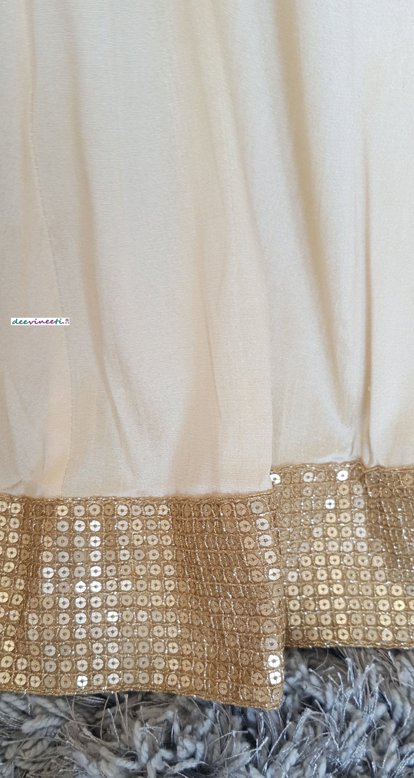 Blended Raw Silk Lehenga Skirt DVLS_023