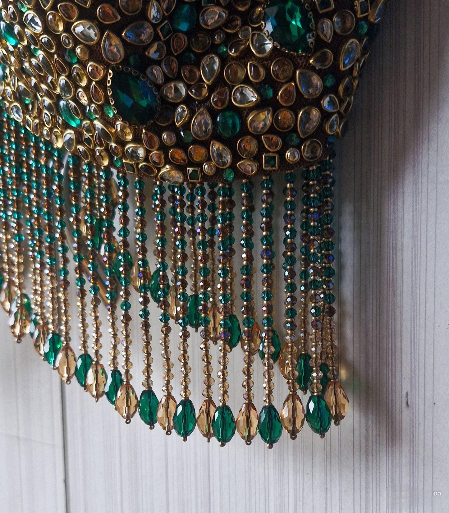 Beads & Kundan Embellishment Bejeweled Bralette DVBL_516